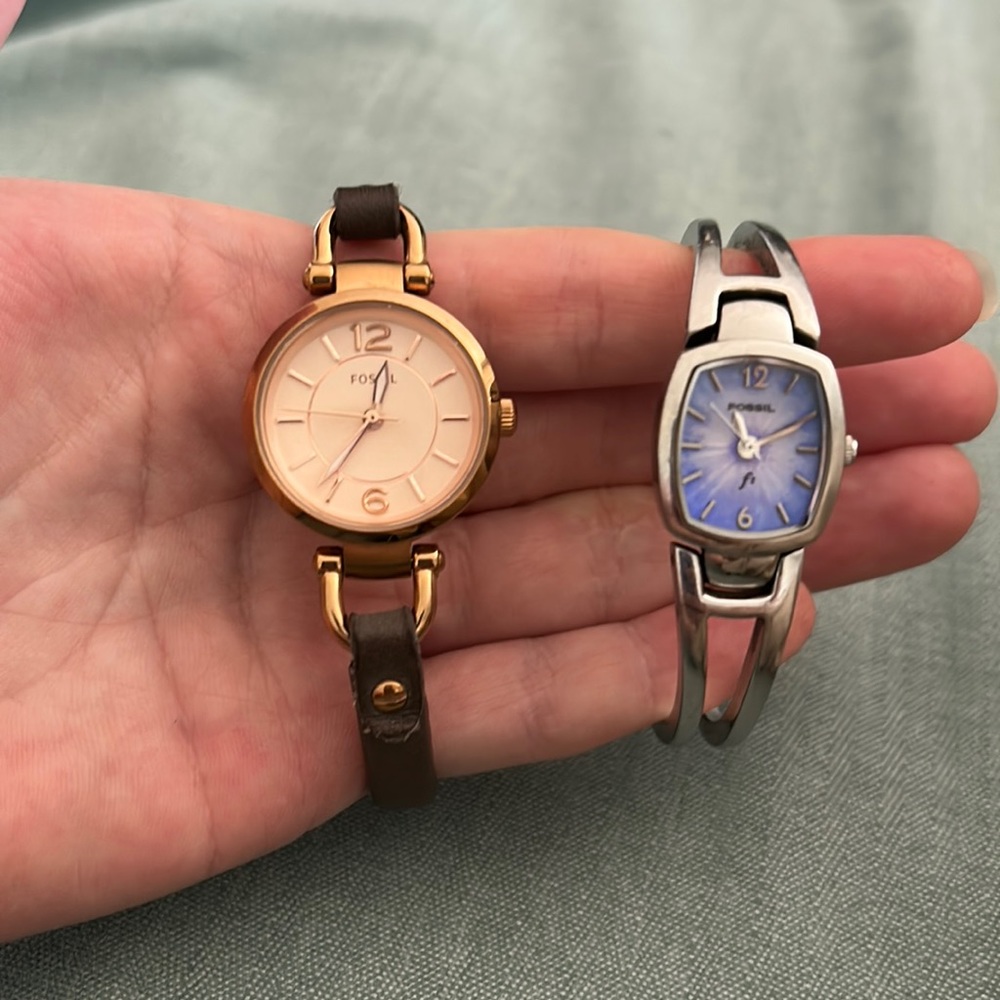 Two fossil watches